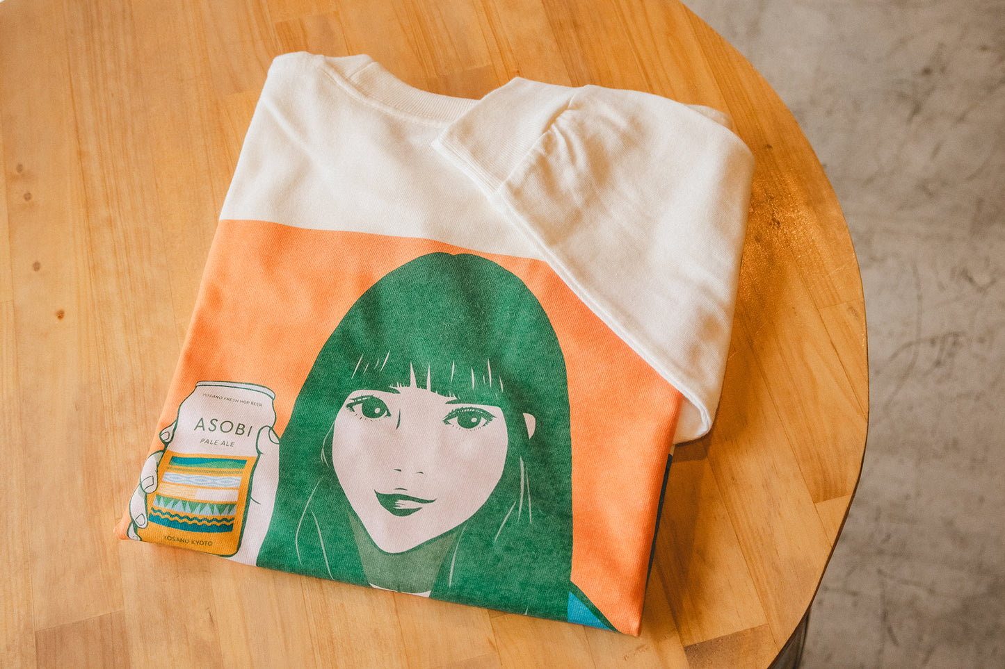ASOBIの女の子 Tシャツ 長袖(DJ MAO F.&osagodardコラボ)