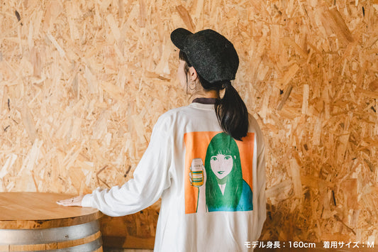 ASOBIの女の子 Tシャツ 長袖（DJ MAO F.&osagodardコラボ）